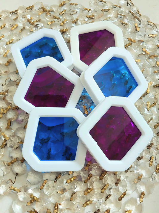 Diamond Dazzler  (6 pack)  -  Twilight  (blue, purple inserts)