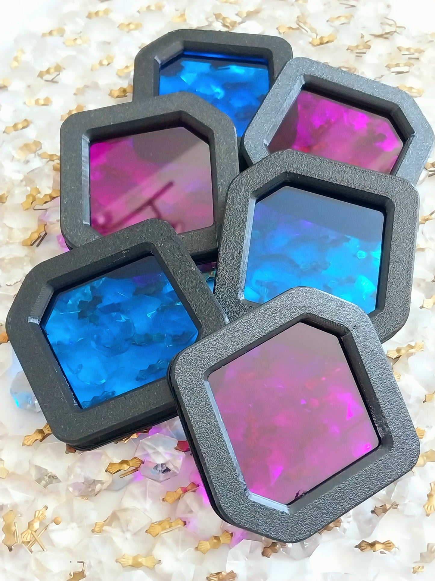 Diamond Dazzler  (6 pack)  -  Twilight  (blue, purple inserts)